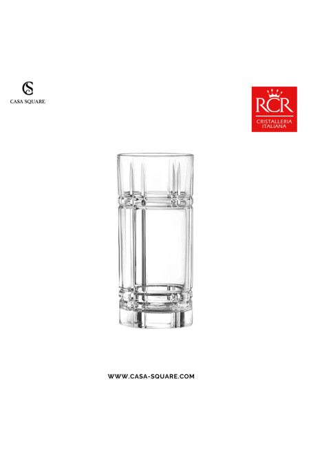 SET DE 6 VERRES FORME HAUTEANY CRISTAL RCR