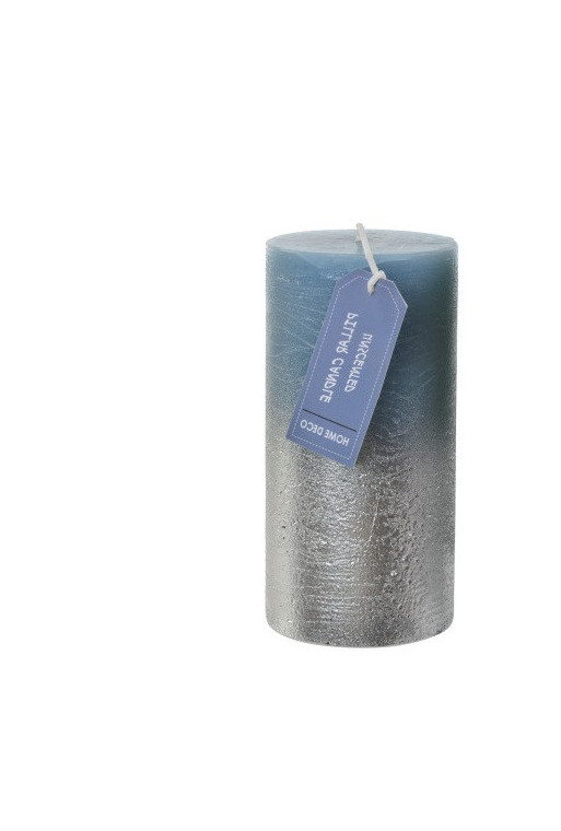 Bougie pillar en bleu