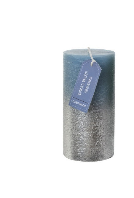 Bougie pillar en bleu
