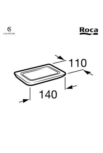 PORTE SAVON SELECT SLIM CHROME (SUR STOCK)