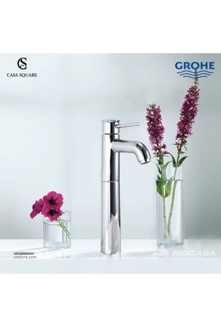 MITIGEUR LAVABO BAUCLASSIC BEC HAUT CHROME