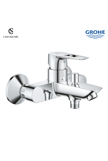 Mitigeur BAIN/DOUCHE Mural BauLoop New Chromé ( sans accessoires)