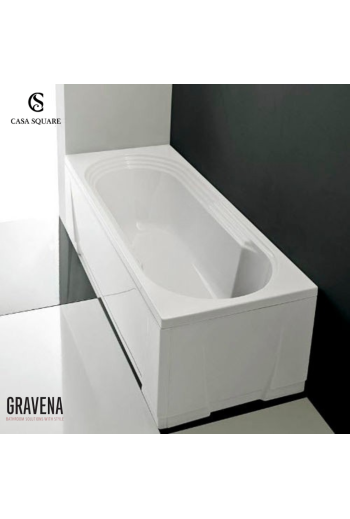 BAIGNOIRE ACRYLIQUE CHRISTINA 170X70CM BLANC