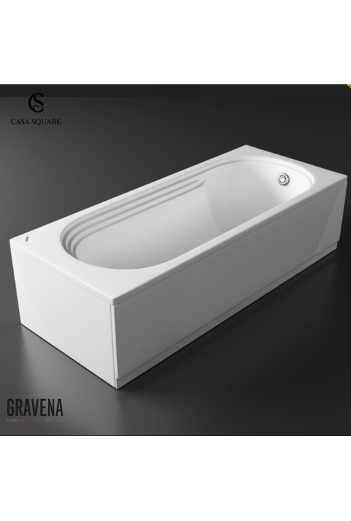 BAIGNOIRE ACRYLIQUE CHRISTINA 170X75CM BLANC BAIGNOIRE ACRYLIQUE CHRISTINA 170X75CM BLANC