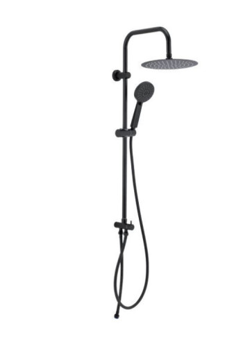 COLONNE DE DOUCHE SANS MITIGEUR NOIR