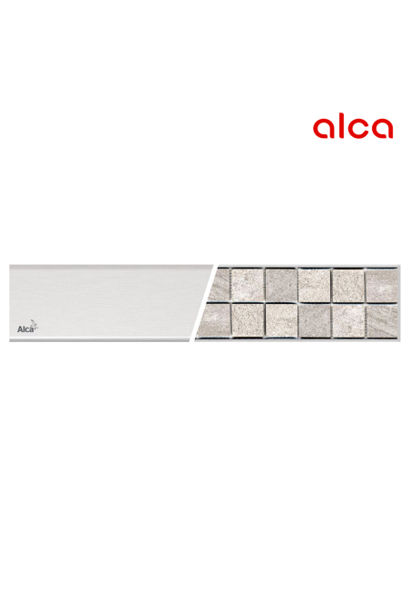 SIPHON PLASTIQUE 750MM +GRILLE  SOLID EN INOX
