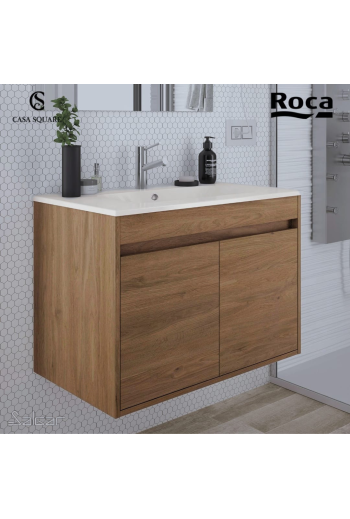 SET MEUBLE SOFIA- 80M FRESNO+ LAVABO 80 EN RESINE