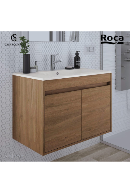 SET MEUBLE SOFIA- 80M FRESNO+ LAVABO 80 EN RESINE