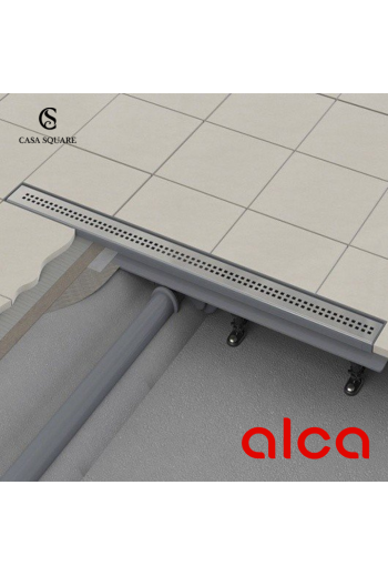 SIPHON PLASTIQUE ENCASTRABLE 750MM COMPLET ALCA