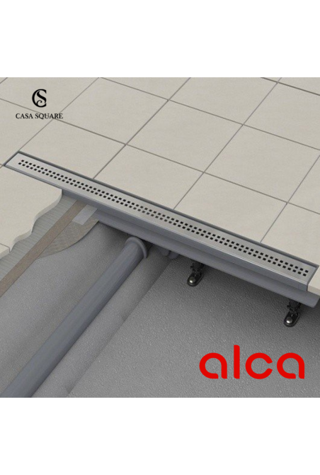 SIPHON PLASTIQUE ENCASTRABLE 750MM COMPLET ALCA