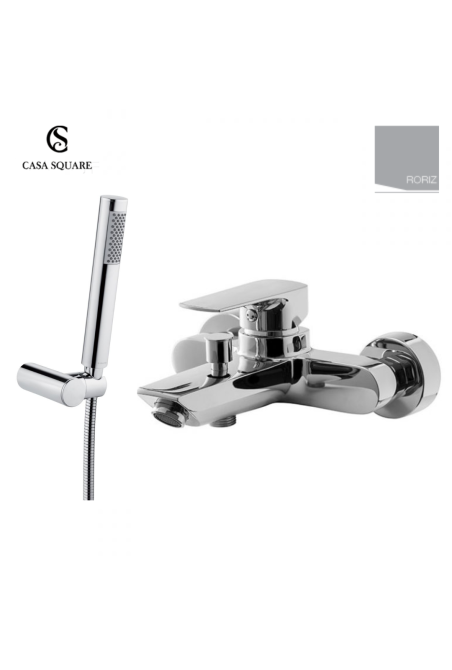 MITIGEUR  BAIN/DOUCHE MURAL JORIZ ( douchette - support inclus ) CHR