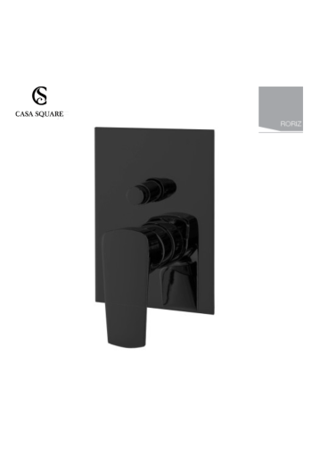 MITIGEUR BAIN/DOUCHE ENCASTRABLE CORPS INCLUS JORIZ NOIR