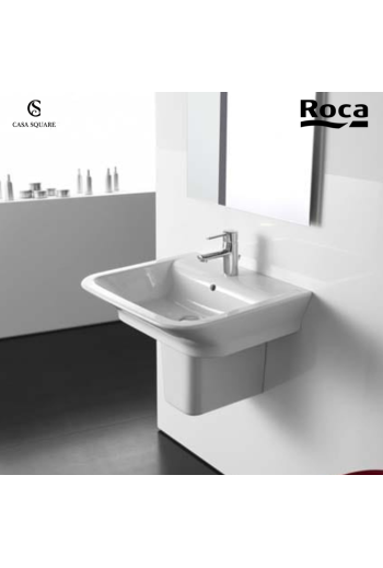 PACK LAVABO GAP ROUND 65CM + SEMI COLONNE BLANC