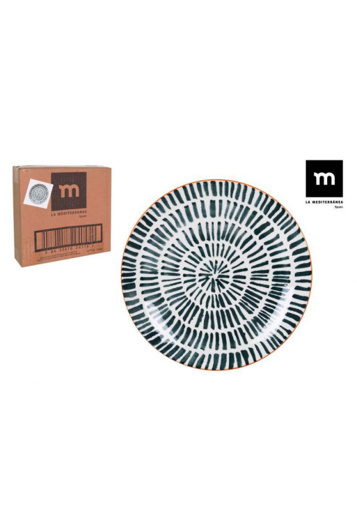 ASSIETTE PLATE  "DNiKAI" ø24 cm