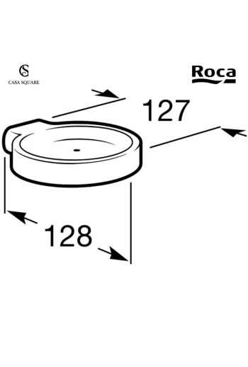 PORTE SAVON MURAL HOTEL' S CHROME (SUR STOCK)