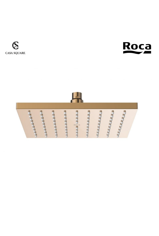 RAINSHOWER CARRE RAINSENSE 25CM EN ABS ROSE GOLD BRILLANT (SUR STOCK)