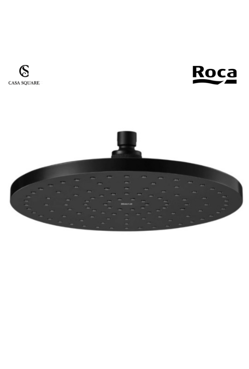 RAINSHOWER ROND EN ABS D:250MM NOIR MAT (SUR STOCK)