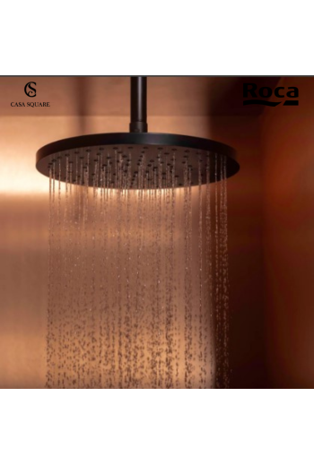 RAINSHOWER ROND EN ABS D:250MM NOIR MAT (SUR STOCK)