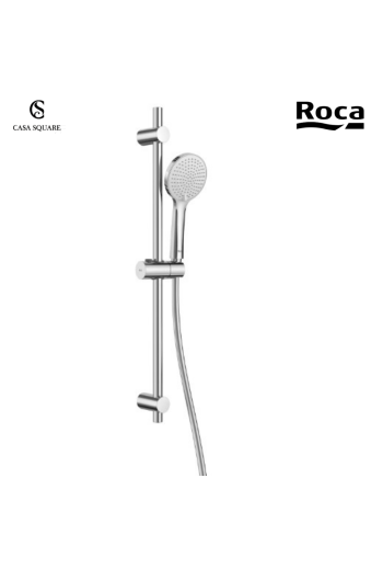 KIT DE DOUCHE STELLA (BARRE+DOUCHETTE ROND 3JETS+FLEXIBLE) CHROME (SUR STOCK)