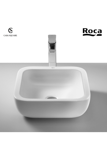 LAVABO KHROMA 40X40CM A POSER BLANC (SUR STOCK)
