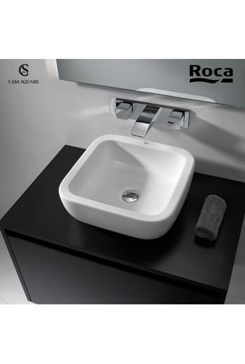 LAVABO KHROMA 40X40CM A POSER BLANC (SUR STOCK)