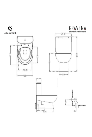 SET CUVETTE A POSER CASANOVA RIMLESS AVEC RESERVOIR ET ABATTANT BLANC