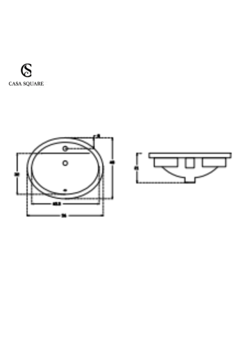 VASQUE A POSER DIANA OVAL BLANC