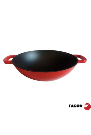 CASSEROLE FERRO ECO ROUGE 30CM SANS COUVERCLE