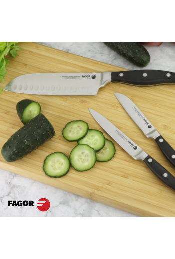 SET DE 3 COUTEAUX EN ACIER INOXYDABLE