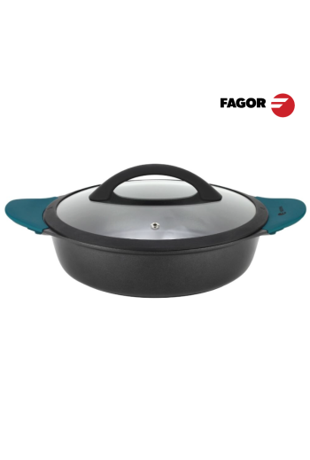 MARMITE FACOR FUTURE LOW 28CM AVEC COUVERCLE