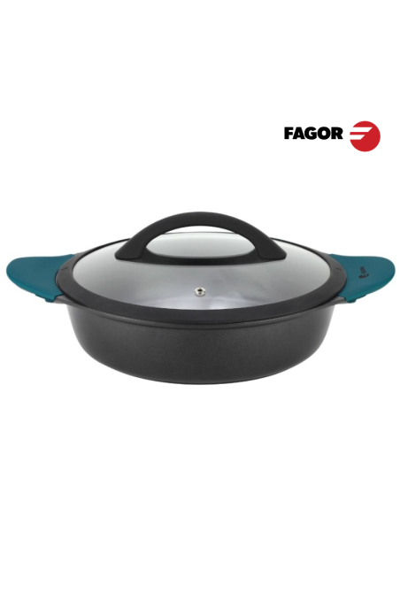 MARMITE FACOR FUTURE LOW 28CM AVEC COUVERCLE