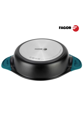 MARMITE FACOR FUTURE LOW 28CM AVEC COUVERCLE