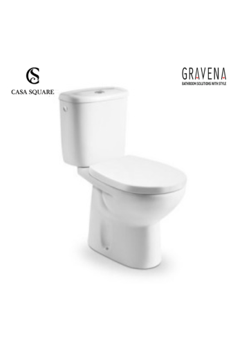 CUVETTE A POSER CASANOVA RIMLESS AVEC RESERVOIR ET ABATTANT