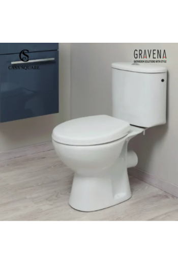 CUVETTE A POSER CASANOVA RIMLESS AVEC RESERVOIR ET ABATTANT