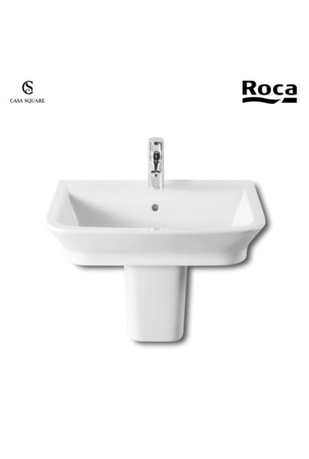PACK LAVABO GAP ROUND 55CM + SEMI COLONNE BLANC