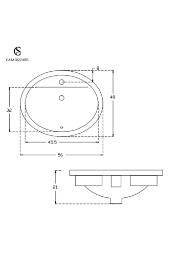 VASQUE A POSER DIANA OVAL BLANC