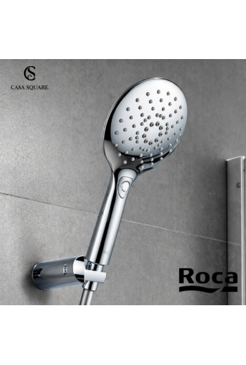 KIT DOUCHE OSIRIS CHROME (BARRE+DOUCHETTE ROND 3JETS+FLEXIBLE) (SUR STOCK)