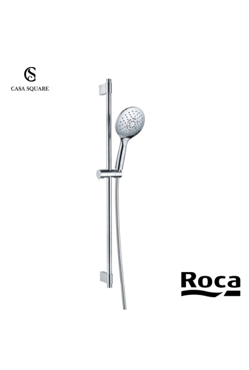 KIT DOUCHE OSIRIS CHROME (BARRE+DOUCHETTE ROND 3JETS+FLEXIBLE) (SUR STOCK)