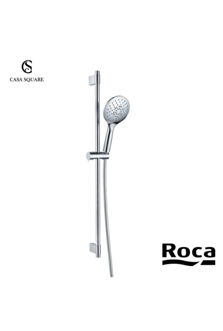 KIT DOUCHE OSIRIS CHROME (BARRE+DOUCHETTE ROND 3JETS+FLEXIBLE) (SUR STOCK)