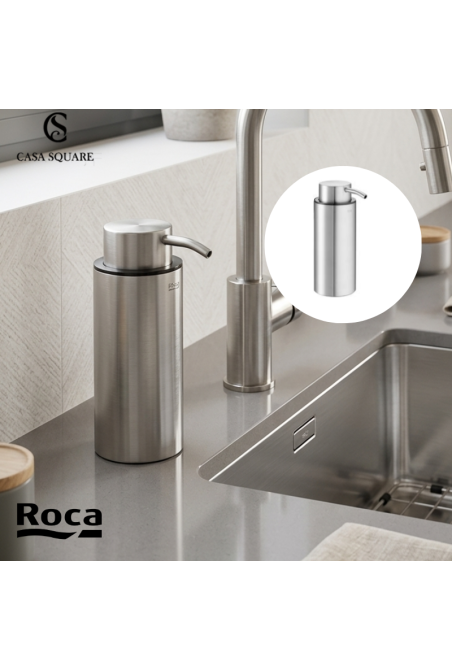Distributeur de savon à poser ROCA SUPERINOX Chrome Mat