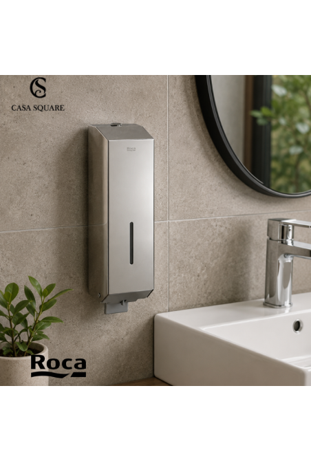 DISTRIBUTEUR DE SAVON LIQUIDE MURAL PUBLIC EN ACIER INOXYDABLE (SUR STOCK)