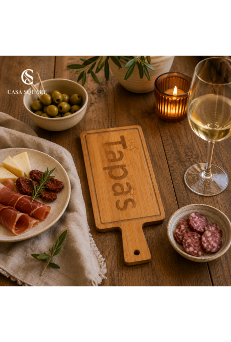 Planche tapas rectangulaire en bambo
