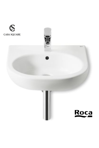 PACK LAVABO MERIDIAN 50CM AVEC SEMI-COLONNE BLANC