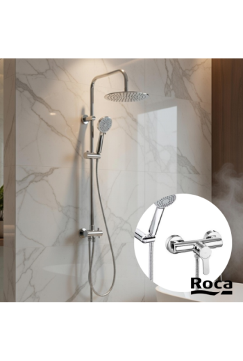 SET COLONNE DE DOUCHE AVEC MITIGEUR L20 ET RAINSHOWER REM354EC20X