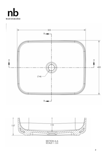 Vasque a poser Nuevabno pour salle de bain moderne