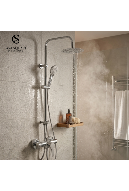 SET COLONNE DE DOUCHE AVEC MITIGEUR L20 ET RAINSHOWER REM354EC20X
