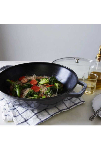 CASSEROLE FERRO ECO NOIR 30CM SANS COUVERCLE