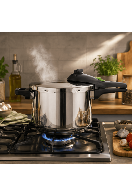 Autocuiseur Rapide Xpress 6L en acier inoxydable Fagor