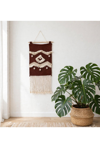 vente en ligne des  tissages muraux en macramé pour une décoration boho