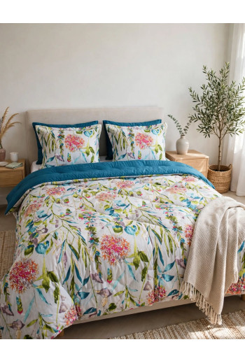 Couette 2 Places avec 4 Taies d'Oreiller – Confort et Élégance